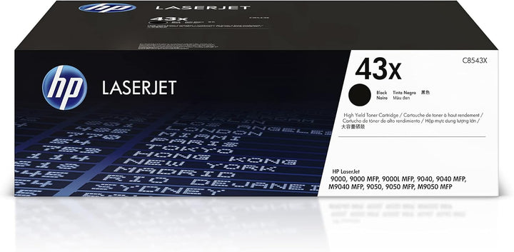 HP 43X (C8543X) Schwarz Original Toner mit hoher Reichweite für HP Laserjet 4200, 4250, 4350