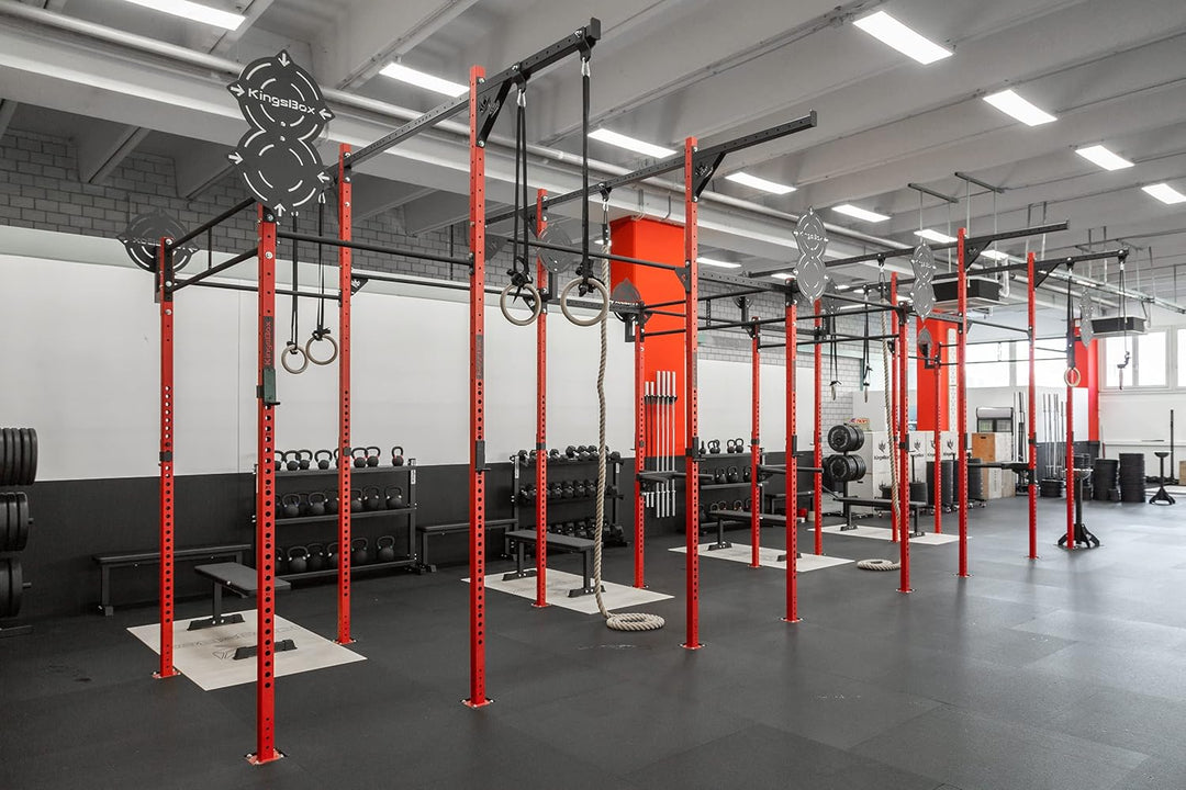 KingsBox Royal Rubber Floor, Gummimatten für das Fitnessstudio oder Home Gym, Bodenschutz, Widerstan