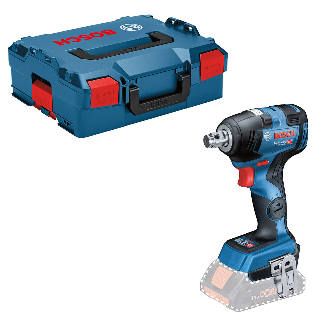 Bosch Professional 18V System Akku Drehschlagschrauber GDS 18V-200 C (max. Drehmoment 200Nm inkl. Ei