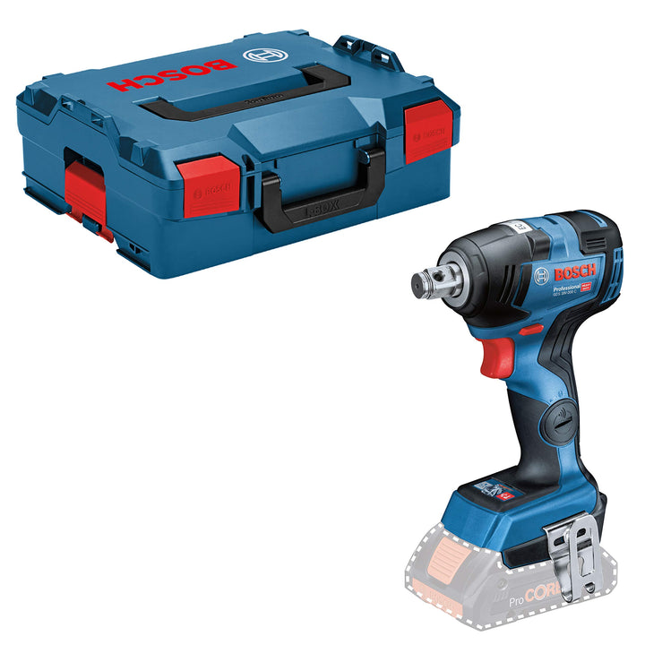 Bosch Professional 18V System Akku Drehschlagschrauber GDS 18V-200 C (max. Drehmoment 200Nm inkl. Ei