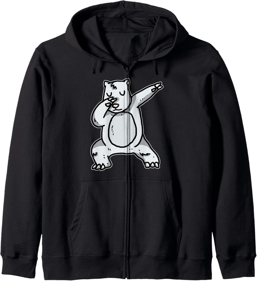 Lustiges Dabbing Eisbär Geschenk Eisbären Dab Dance Kapuzenjacke