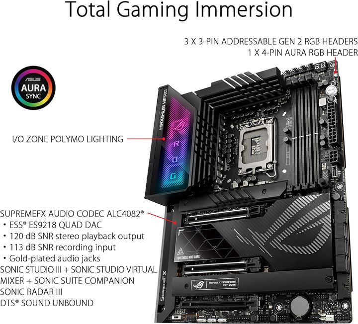 ASUS ROG Maximus Z790 Hero Gaming Mainboard Sockel Intel LGA1700 (ATX, DDR5 Speicher, 5x M.2, PCIe 5