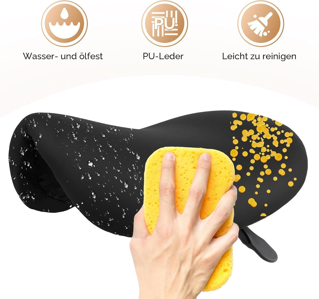 Bonnlo Sattelhocker mit Rollen 360°, Sattelhocker Höhenverstellbar 48-63cm, Rollhocker Ergonomisch 1