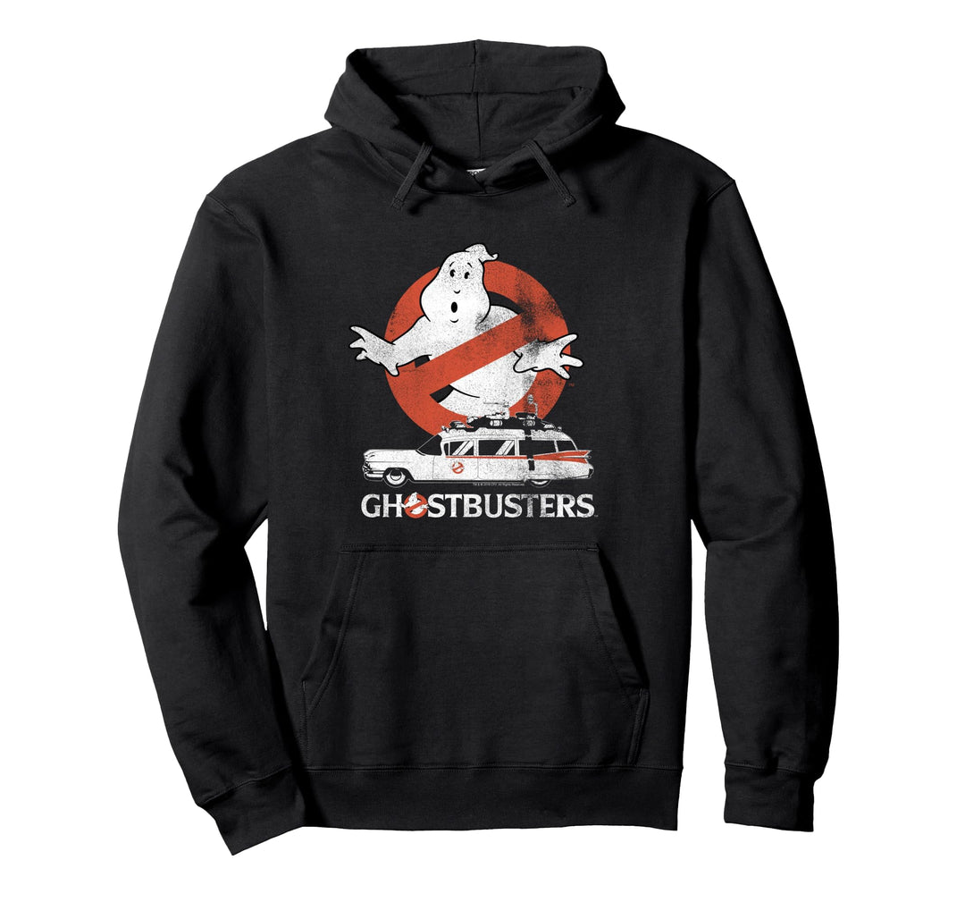 Ghostbusters Kein Geist mit Ecto Vector Pullover Hoodie