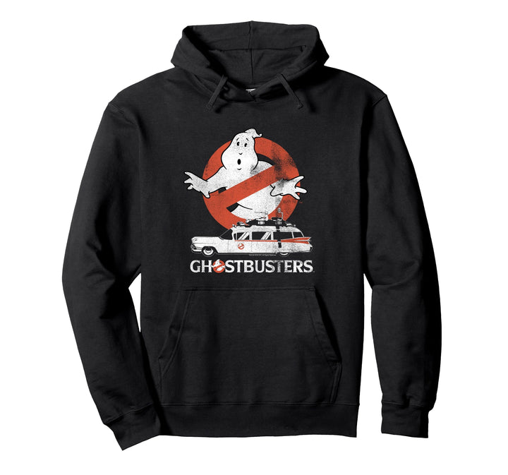 Ghostbusters Kein Geist mit Ecto Vector Pullover Hoodie
