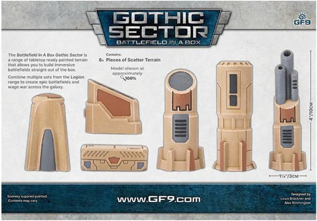 Gale Force Nine - Battlefield in A Box - United Frontier - Scatter Terrain