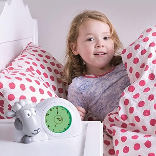 ZAZU Sam The Lamb Uhr – Schlafcoach Uhr und Nachtlicht für Kinder | Bringt Ihrem Kind mit visuellen