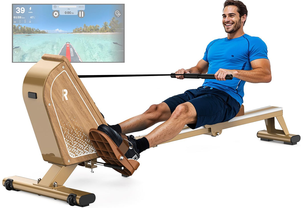 Rudergerät für Zuhause OR3,Magnetisches Rudergeräte mit Bluetooth Monitor,16 Resistance Levels,Kompa