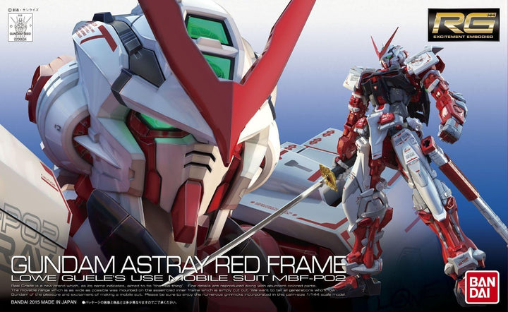 BANDAI SPIRITS Figur – RG 1/144 mbf-p02 – Gundam Astray Red Rahmen