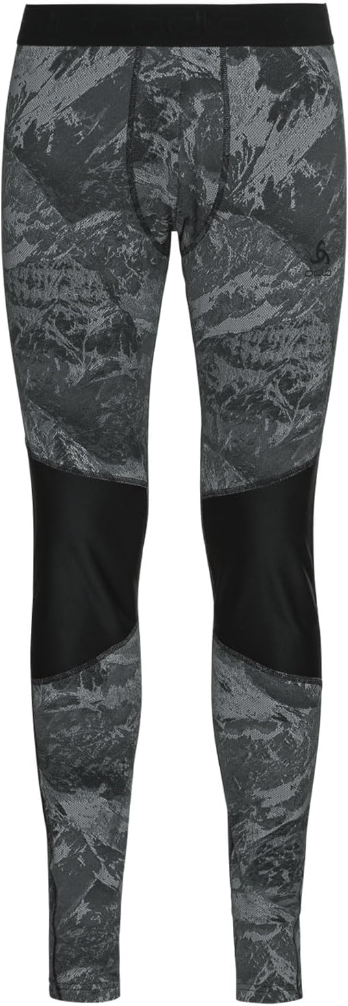 Odlo Herren Leggings Bl Bottom Long Whistler Eco S Schwarz, S Schwarz