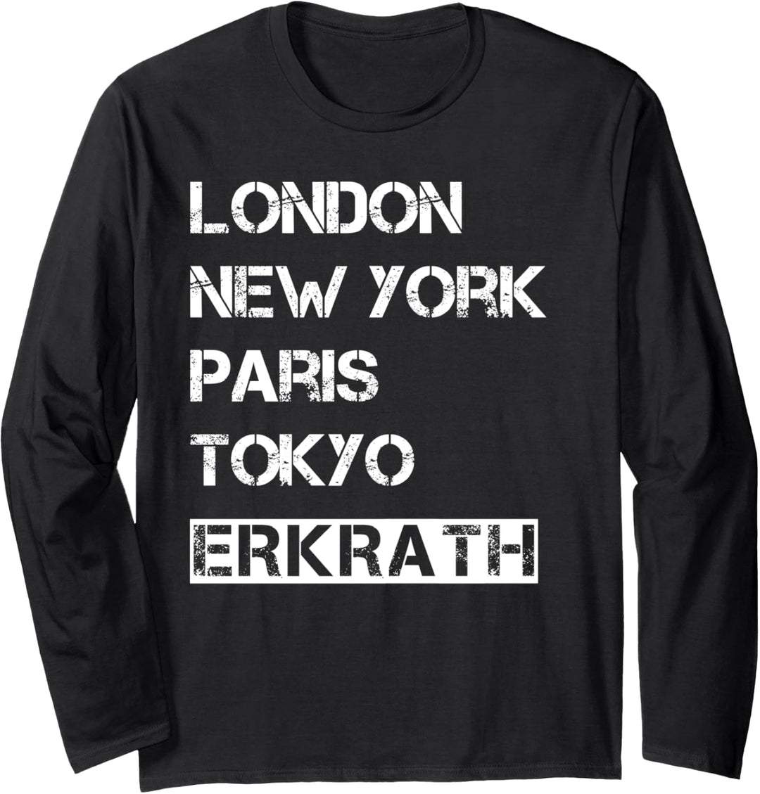 Meine Stadt! Geburtsort & Heimatliebe Erkrath Langarmshirt