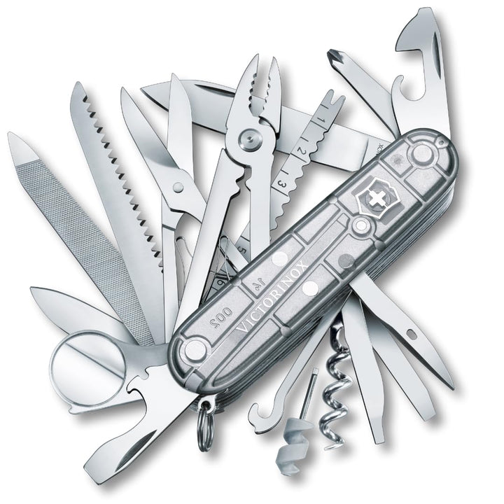 Victorinox, Schweizer Taschenmesser, Swiss Champ, Multitool, 33 Funktionen, Klinge, gross, Korkenzie