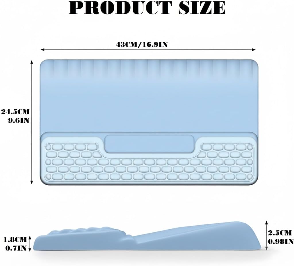 Tastatur Ständer mit Handgelenkauflage,Ergonomisches Tilt Tastaturständer,Ergonomischer Bequemer Wri