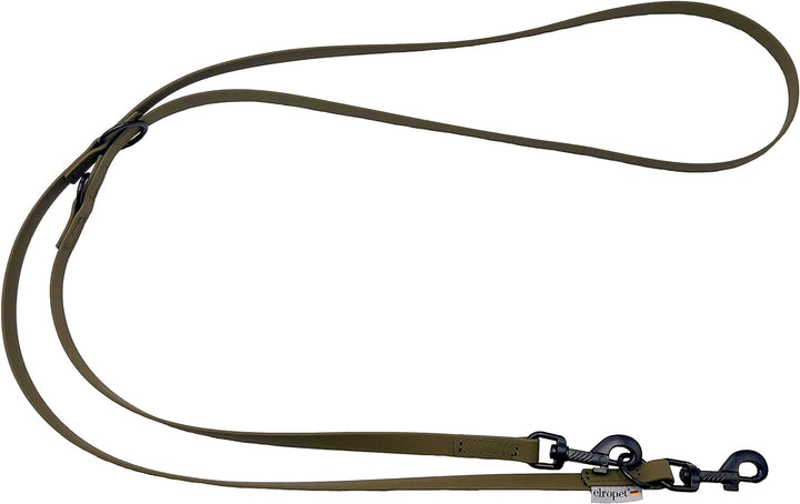 Biothane Hundeleine schwarzer Haken verstellbar für kleine Hunde/grosse Hunde 2m / 2,40m / 2,80m / 3