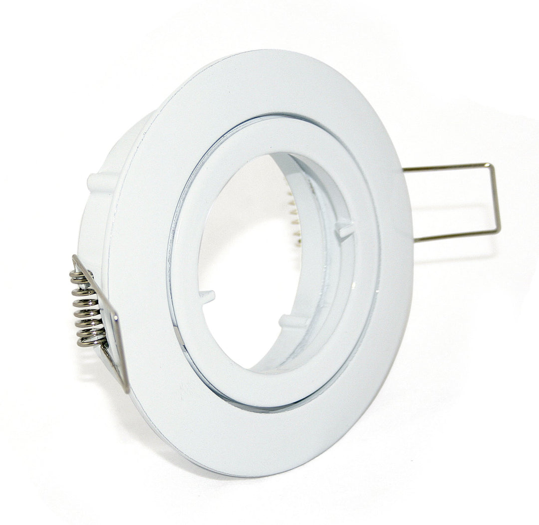 Kamilux 4er Set Einbaustrahler/Spot Bajo in weiss, Halogen oder LED geeignet, inkl. GU10 Fassung 230