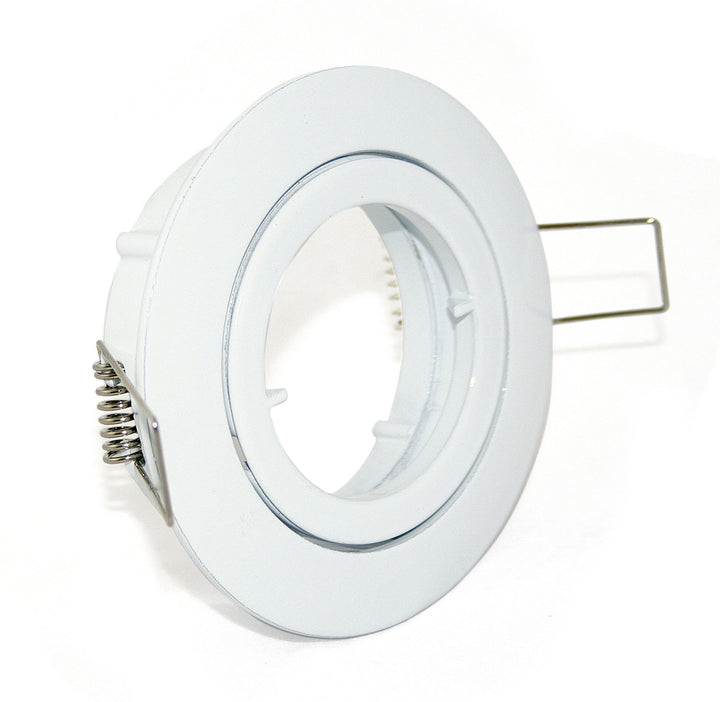Kamilux 4er Set Einbaustrahler/Spot Bajo in weiss, Halogen oder LED geeignet, inkl. GU10 Fassung 230