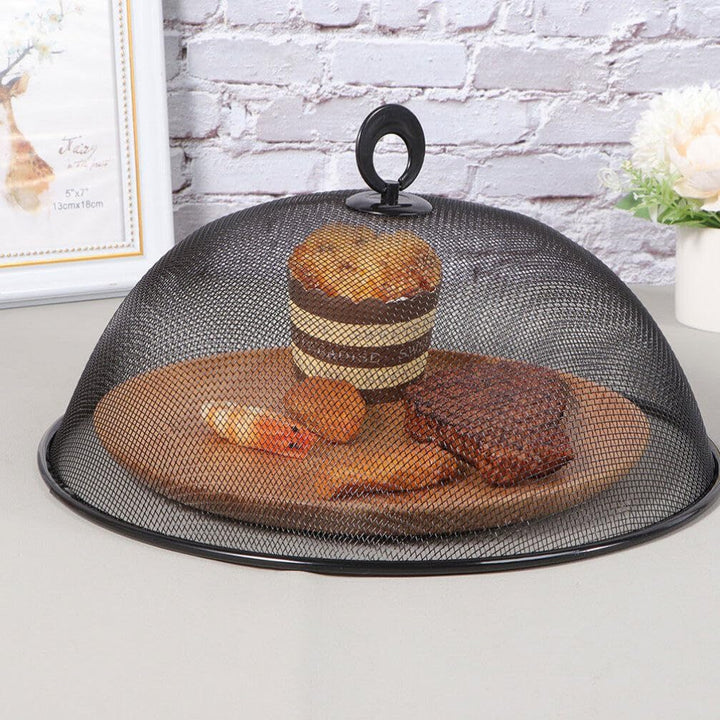 Cabilock 4 Stücke Metall Fliegenhaube Lebensmittel Abdeckhaube Speiseschirm Kuchenhaube Mesh Kuchen