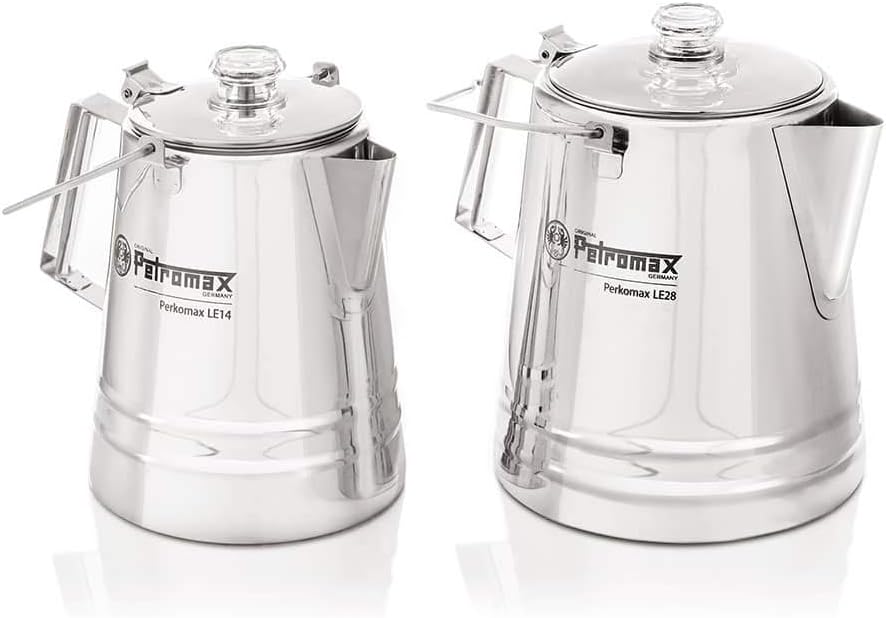 Petromax Perkolator Perkomax - Kaffeekanne für verschiedene Herdarten und offenes Feuer - aromatisch