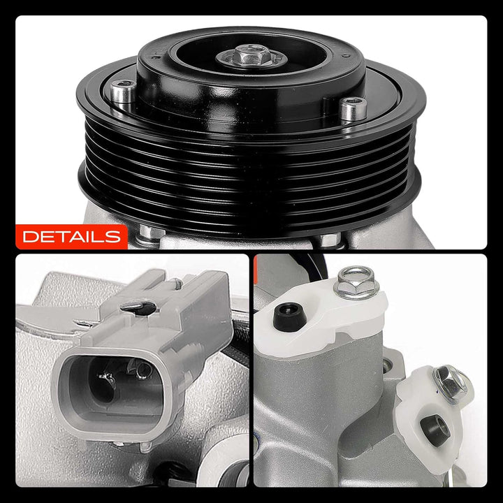Frankberg Klimakompressor Klimaanlage Kompatibel mit Yaris KSP9 NCP9 NSP9 SCP9 ZSP9 1.3L 1.4L 2008-2