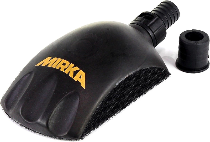 Mirka Roundy Handschleifblock mit Klett und Absaugung / Schleifklotz für Ø 150mm Klett Schleifscheib