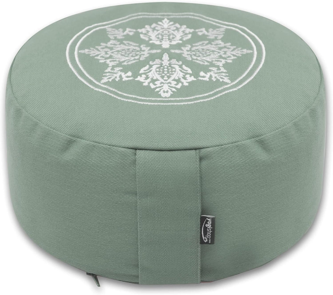 Yogishop Meditationskissen Rund - Organic Cotton - Ø 30Cm X 15Cm Cool Grey, Cool Grey