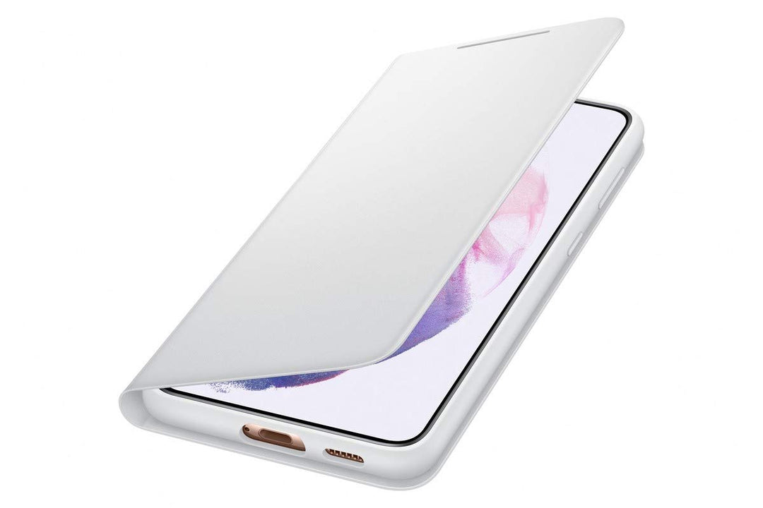 Samsung LED View Smartphone Cover EF-NG996 für Galaxy S21+ 5G Handy-Hülle, LED-Anzeige, Kartenhalter