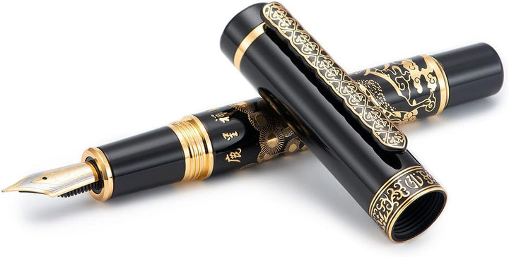 erofa Hongdian 8037 Chinesischer klassischer Füllfederhalter, Iridum extra feine Goldfeder mit chine