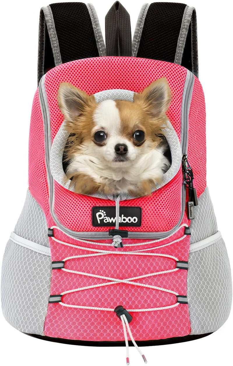 Pawaboo Haustier Rucksack Hund Tragetasche für Kleine Mittelgrosse Hunde und Katzen, Atmungsaktiv un