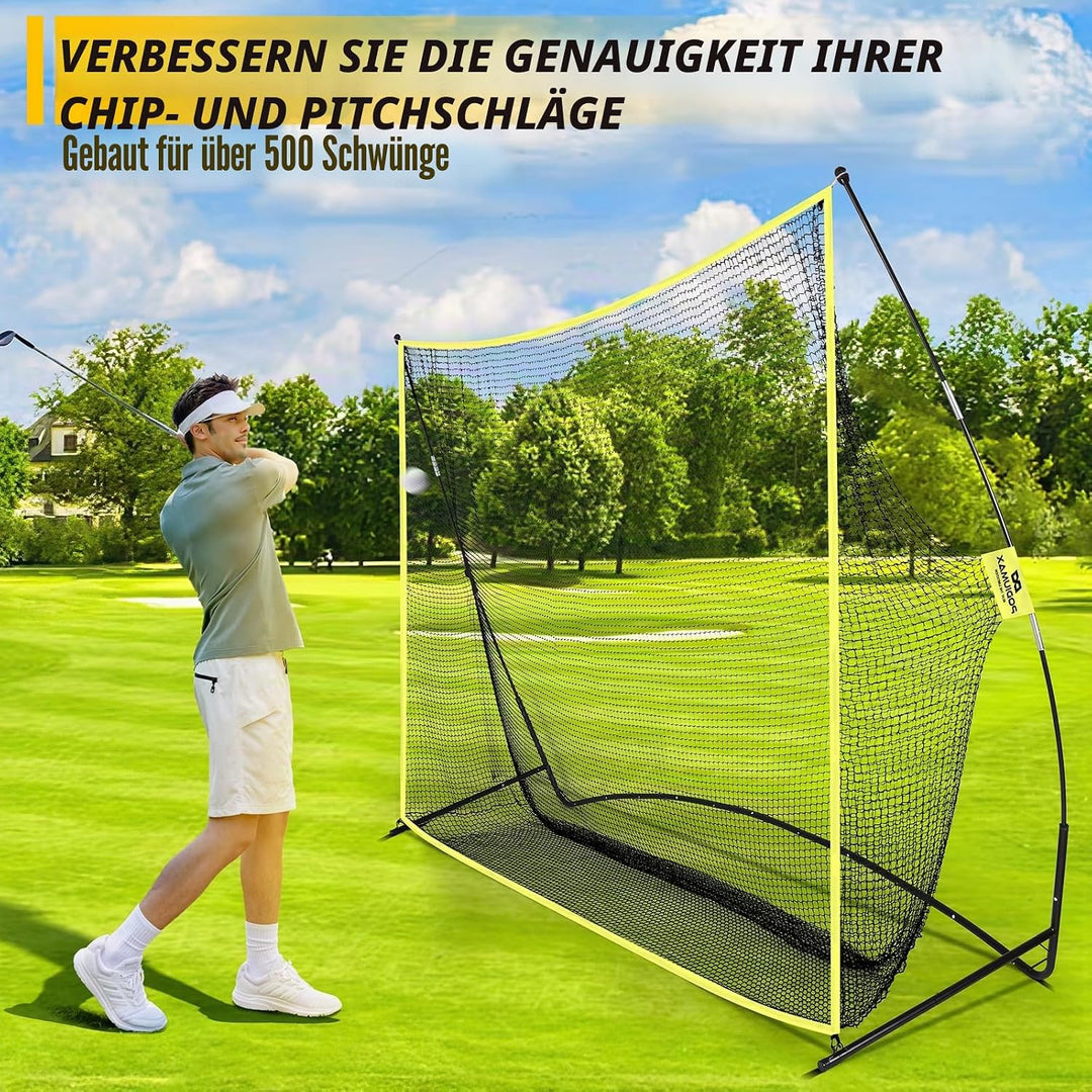 PodiuMax Golfschlägernetz, 3 x 2,1 m, Driving Range für Garten und Innenbereich, auch geeignet für F