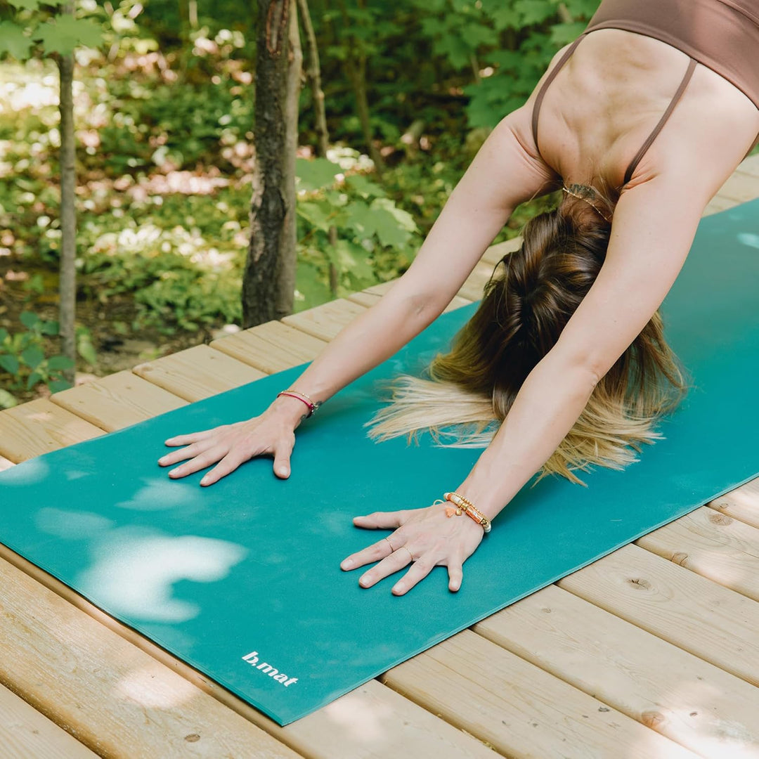 B YOGA Unisex-Erwachsene B MAT Strong Starke Lange Yogamatte, Dunkelviolett, 215,9 cm, Deep Blue