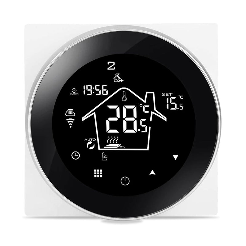 KETOTEK Thermostat Elektrische Fussbodenheizung WLAN 230V 16A, WiFi Raumthermostat Fussbodenheizung