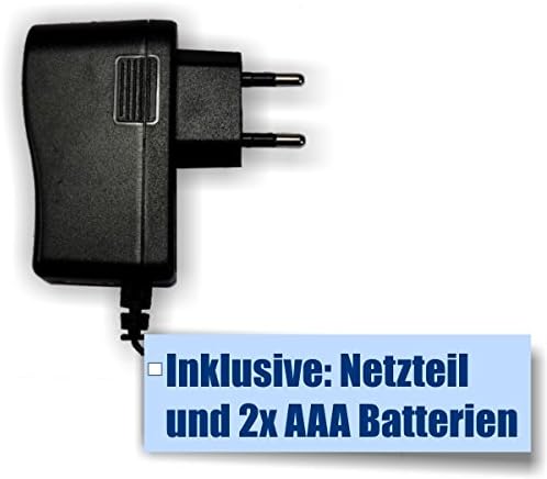 Nohlex Paketwaage 50kg/2g. Robuste Plattformwaage/Briefwaage inkl. Netzteil. Abnehmbares beleuchtete
