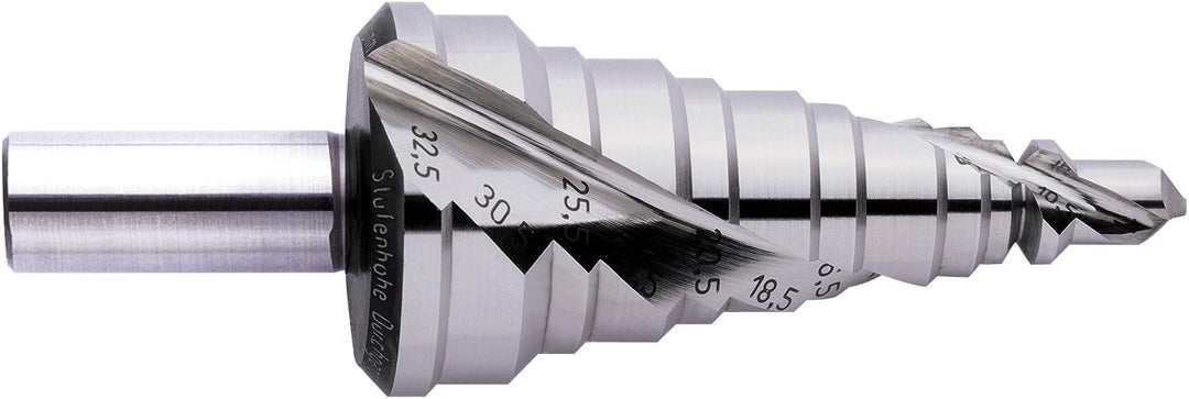 Exact 70606 HSS Stufenbohrer 7-32.5mm Zylinderschaft 1 Set