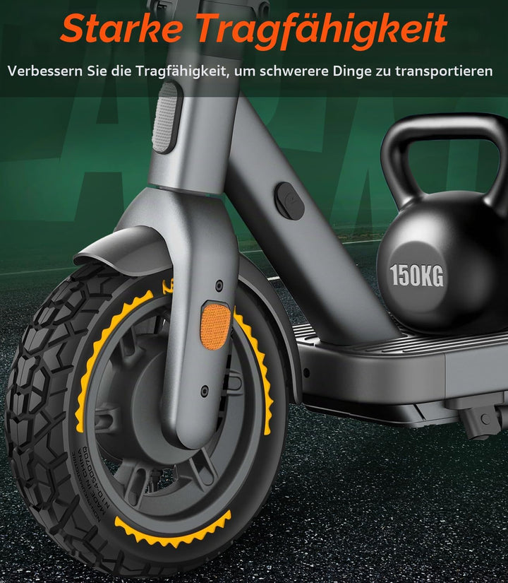 BANGTING 2 PCS 8 1/2 x2 E Scooter Solid Reifen, 8,5 Zoll Vollgummireifen, 50/75-6.1 Ersatzreifen für