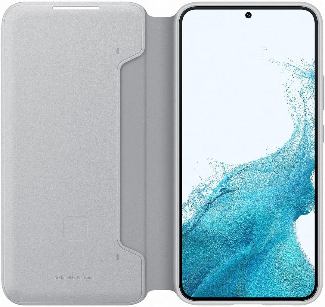 Samsung LED View Smartphone Cover EF-NS906 für Galaxy S22+, Handy-Hülle, LED-Anzeige, Kartenhalterun