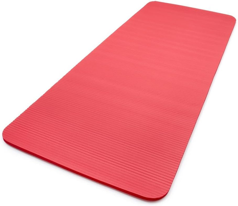 Reebok Trainingsmatte - Rutschfeste Gymnastikmatte aus natürlichem Gummi in 7mm, 10mm, 15mm und vers