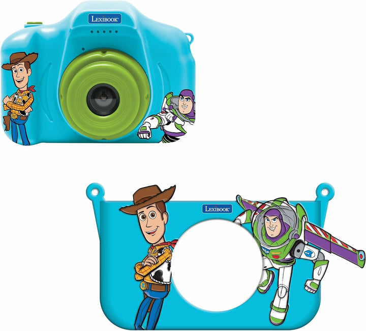 Lexibook, Disney Toy Story Kinderkamera, schützende Charakter‑Hülle, integrierter Flash‑Speicher, US