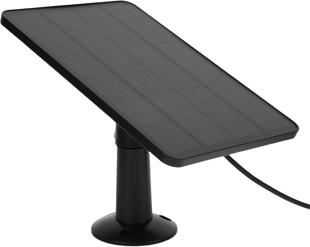 Solarpanel für Ring Doorbell, 10 W Solarpanel-Kamera-Ladegerät, Kompatibel mit Ring Battery Video Do
