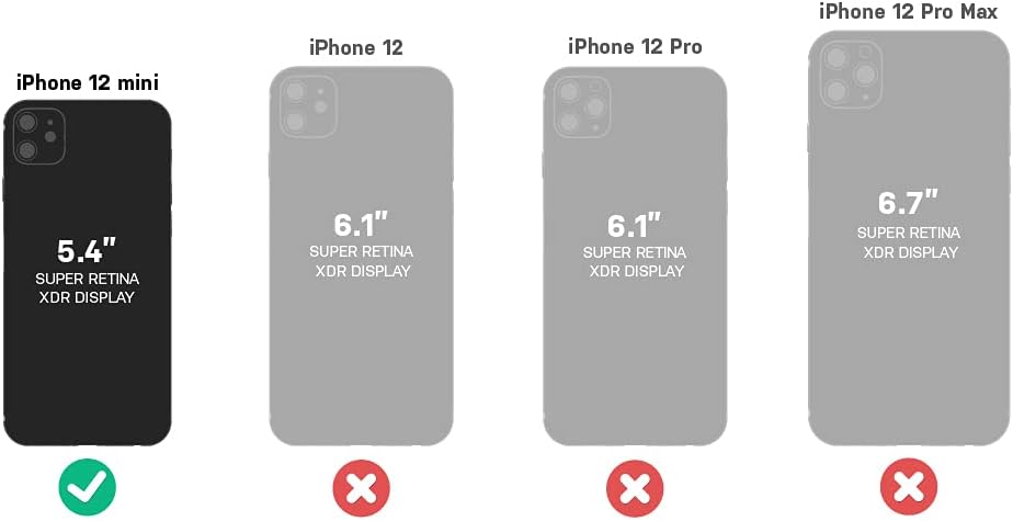 OtterBox Abnehmbare Folio-Brieftasche (Schutzhülle separat erhältlich) für MagSafe – iPhone 12 Mini