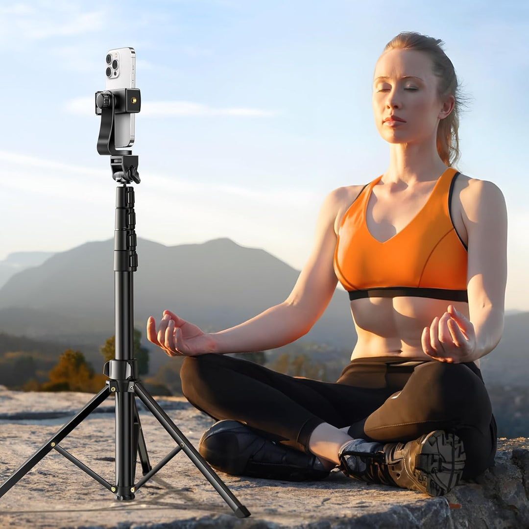 UGREEN Handy Stativ 170cm Stabil und Tragbar Handy Ständer mit Bluetooth Fernbedienung, Smartphone S