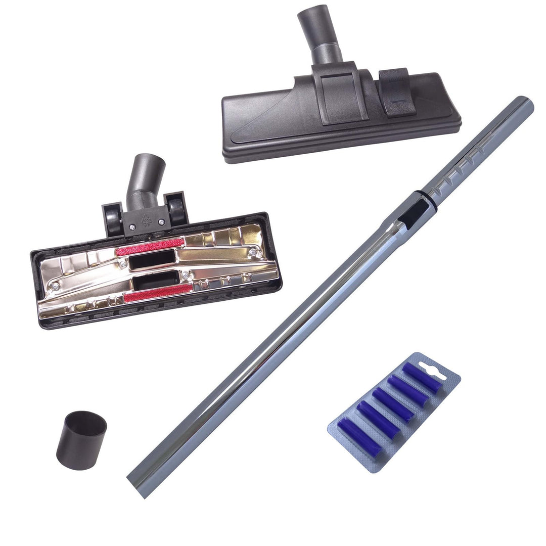 Hossi's Wholesale Chrom Staubsauger Teleskoprohr kompatibel für Siemens VS 06 G 2410 Synchropower Po