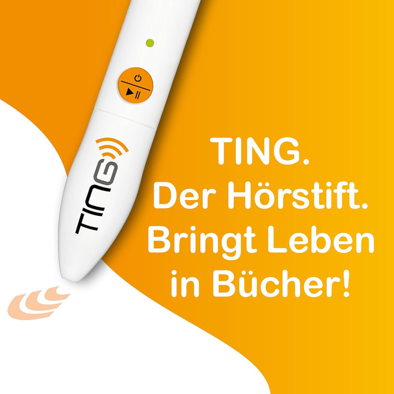 Der TING Stift, der Bücher zum Leben erweckt. Perfekt für Kinder und Erwachsene zum Lernen, Lesen un