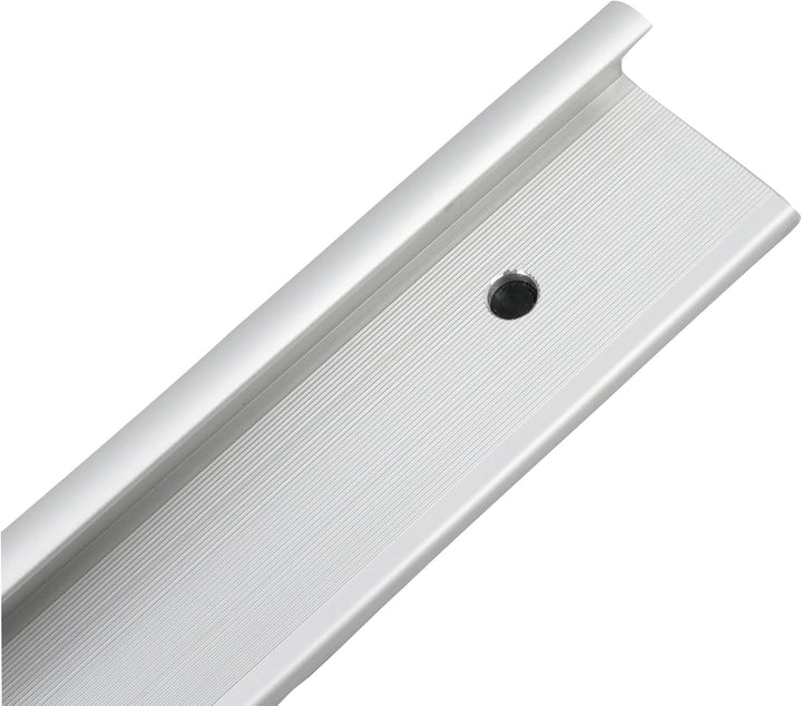 Schneidelineal 155 cm, Aluminium, Sicherheitslineal mit Fingerschutz, Stahlkante und Anti-Rutsch-Bes