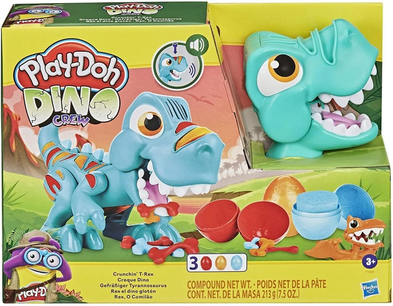 Play-Doh Dino Crew Gefrässiger Tyrannosaurus, Spielzeug für Kinder ab 3 Jahren mit lustigen Dinogerä