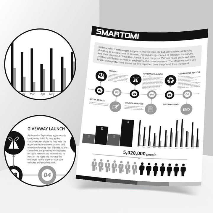 SMARTOMI 83X Toner Kompatibel für 83X CF283X für Laserjet Pro MFP M125nw M127fw M127fn M225dw M125a