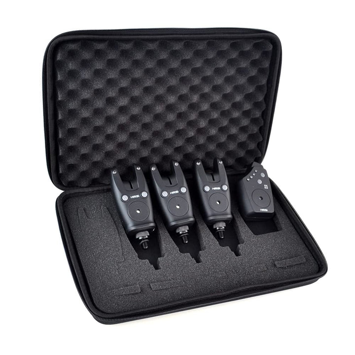 Hirisi Tackle Kabelloses Bissanzeiger-Set in Tragetasche FBM-S5-3, FBM-S5-3