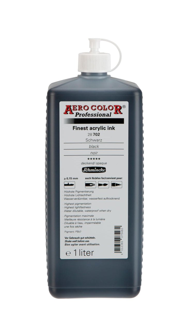 AERO COLOR Professional Airbrush. 1000ml Schwarz [Spielzeug]