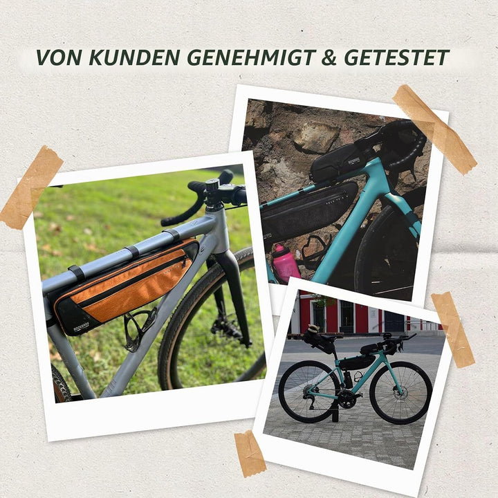 ROCKBROS Road-to-Sky Fahrrad Rahmentasche Reflektierende Wasserabweisende Fahrradtasche für Rahmen 2