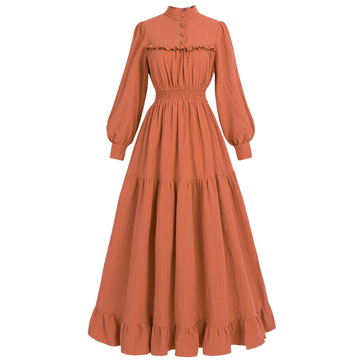 CR ROLECOS Viktorianisches Kleid Gothic Mittelalter Vintage Edwardianisches Kleid Damen Karneval Fre