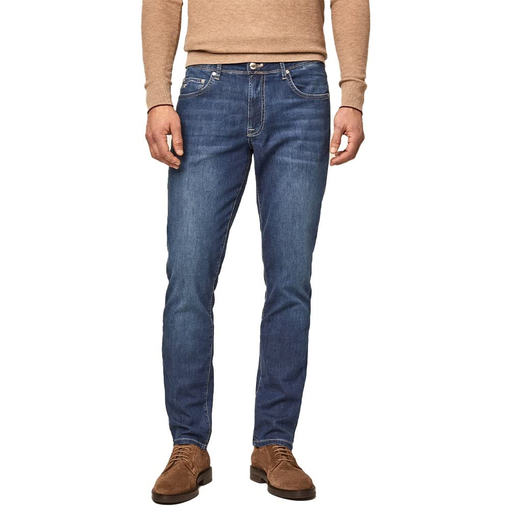 Hackett London Herren Chambray Denim Jeans 28W / 32L Chambray, 28W / 32L Chambray